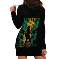 Jamaica One Love Grunge Hoodie Dress Jamrock - Wonder Print Shop