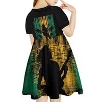 Jamaica One Love Grunge Kid Short Sleeve Dress Jamrock - Wonder Print Shop