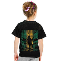 Jamaica One Love Grunge Kid T Shirt Jamrock - Wonder Print Shop