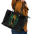 Jamaica One Love Grunge Leather Tote Bag Jamrock - Wonder Print Shop
