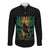 Jamaica One Love Grunge Long Sleeve Button Shirt Jamrock - Wonder Print Shop
