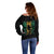 Jamaica One Love Grunge Off Shoulder Sweater Jamrock - Wonder Print Shop