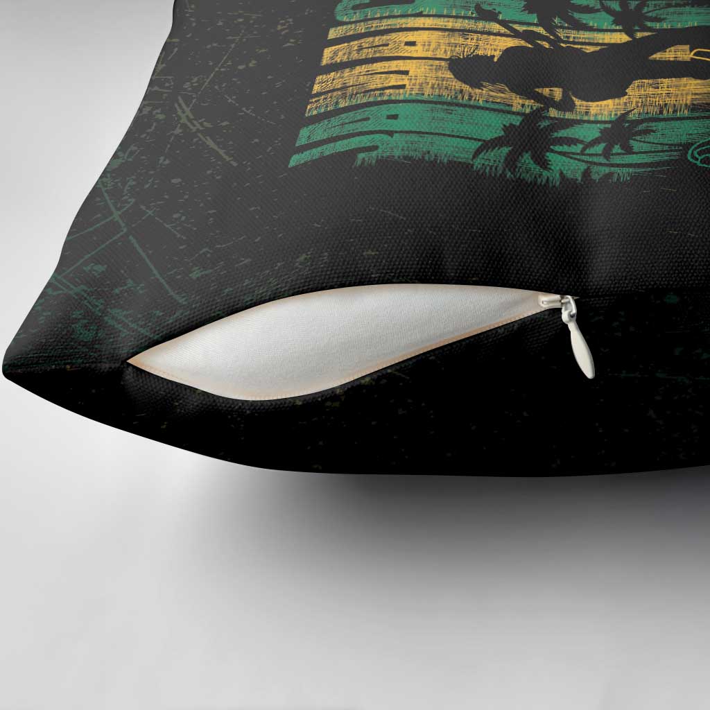 Jamaica One Love Grunge Pillow Cover Jamrock - Wonder Print Shop
