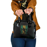 Jamaica One Love Grunge Shoulder Handbag Jamrock - Wonder Print Shop