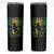Jamaica One Love Grunge Skinny Tumbler Jamrock - Wonder Print Shop