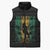 Jamaica One Love Grunge Sleeveless Puffer Jacket Jamrock - Wonder Print Shop