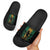 Jamaica One Love Grunge Slide Sandals Jamrock - Wonder Print Shop