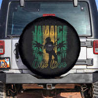 Jamaica One Love Grunge Spare Tire Cover Jamrock - Wonder Print Shop