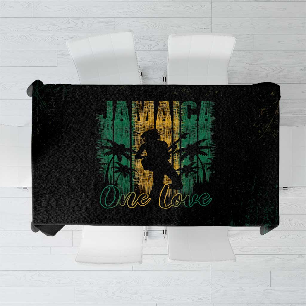 Jamaica One Love Grunge Tablecloth Jamrock - Wonder Print Shop