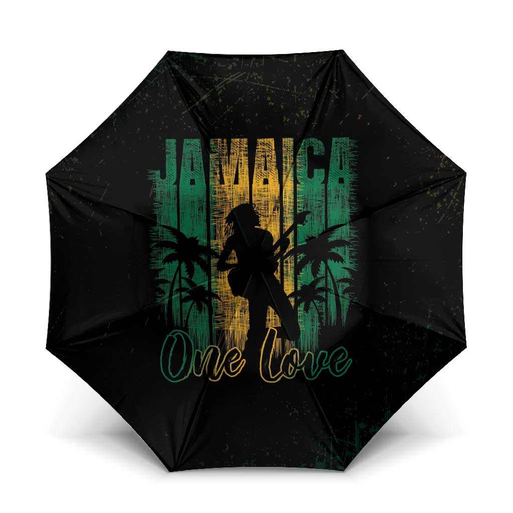 Jamaica One Love Grunge Umbrella Jamrock - Wonder Print Shop