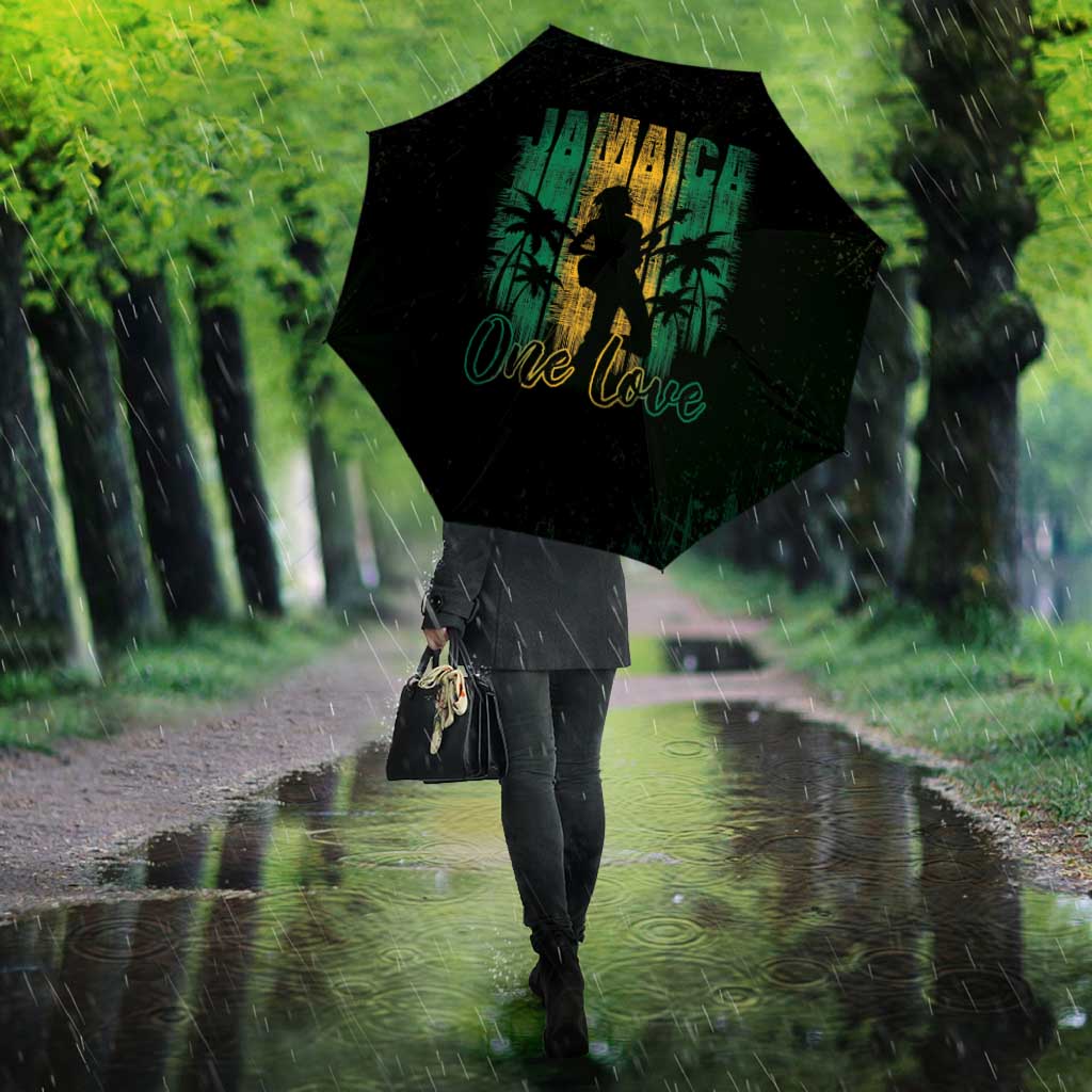 Jamaica One Love Grunge Umbrella Jamrock - Wonder Print Shop