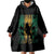 Jamaica One Love Grunge Wearable Blanket Hoodie Jamrock - Wonder Print Shop