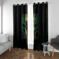 Jamaica One Love Grunge Window Curtain Jamrock - Wonder Print Shop