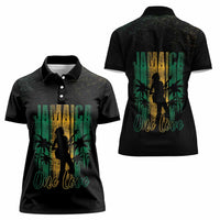 Jamaica One Love Grunge Women Polo Shirt Jamrock - Wonder Print Shop