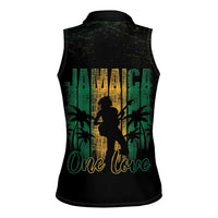 Jamaica One Love Grunge Women Sleeveless Polo Shirt Jamrock - Wonder Print Shop