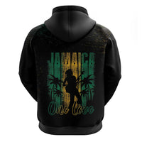 Jamaica One Love Grunge Zip Hoodie Jamrock - Wonder Print Shop