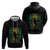 Jamaica One Love Grunge Zip Hoodie Jamrock - Wonder Print Shop