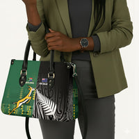 Rugby South Africa New Zealand Greatest Rivals Leather Bag Tribal Motifs