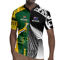 Custom Rugby South Africa New Zealand Greatest Rivals Rugby Jersey Tribal Motifs