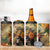 Dia de Los Muertos Mexico 4 in 1 Can Cooler Tumbler Aztec Goddess Mictecacihuatl LT7 - Wonder Print Shop