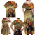 Dia de Los Muertos Mexico Family Matching Off Shoulder Maxi Dress and Hawaiian Shirt Aztec Goddess Mictecacihuatl LT7 - Wonder Print Shop