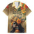 Dia de Los Muertos Mexico Family Matching Off Shoulder Maxi Dress and Hawaiian Shirt Aztec Goddess Mictecacihuatl LT7 - Wonder Print Shop