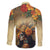 Dia de Los Muertos Mexico Family Matching Off Shoulder Maxi Dress and Hawaiian Shirt Aztec Goddess Mictecacihuatl LT7 - Wonder Print Shop