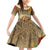 Dia de Los Muertos Mexico Family Matching Off Shoulder Short Dress and Hawaiian Shirt Aztec Goddess Mictecacihuatl LT7 - Wonder Print Shop