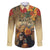 Dia de Los Muertos Mexico Family Matching Off Shoulder Short Dress and Hawaiian Shirt Aztec Goddess Mictecacihuatl LT7 - Wonder Print Shop
