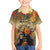 Dia de Los Muertos Mexico Family Matching Off Shoulder Short Dress and Hawaiian Shirt Aztec Goddess Mictecacihuatl LT7 - Wonder Print Shop