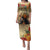 Dia de Los Muertos Mexico Family Matching Puletasi and Hawaiian Shirt Aztec Goddess Mictecacihuatl - Wonder Print Shop