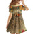 Dia de Los Muertos Mexico Family Matching Summer Maxi Dress and Hawaiian Shirt Aztec Goddess Mictecacihuatl - Wonder Print Shop