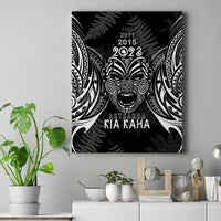 Custom New Zealand Rugby Canvas Wall Art 2023 World Cup Aotearoa Haka Face LT7 - Wonder Print Shop