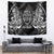 Custom New Zealand Rugby Tapestry 2023 World Cup Aotearoa Haka Face - Wonder Print Shop