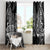 Custom New Zealand Rugby Window Curtain 2023 World Cup Aotearoa Haka Face - Wonder Print Shop