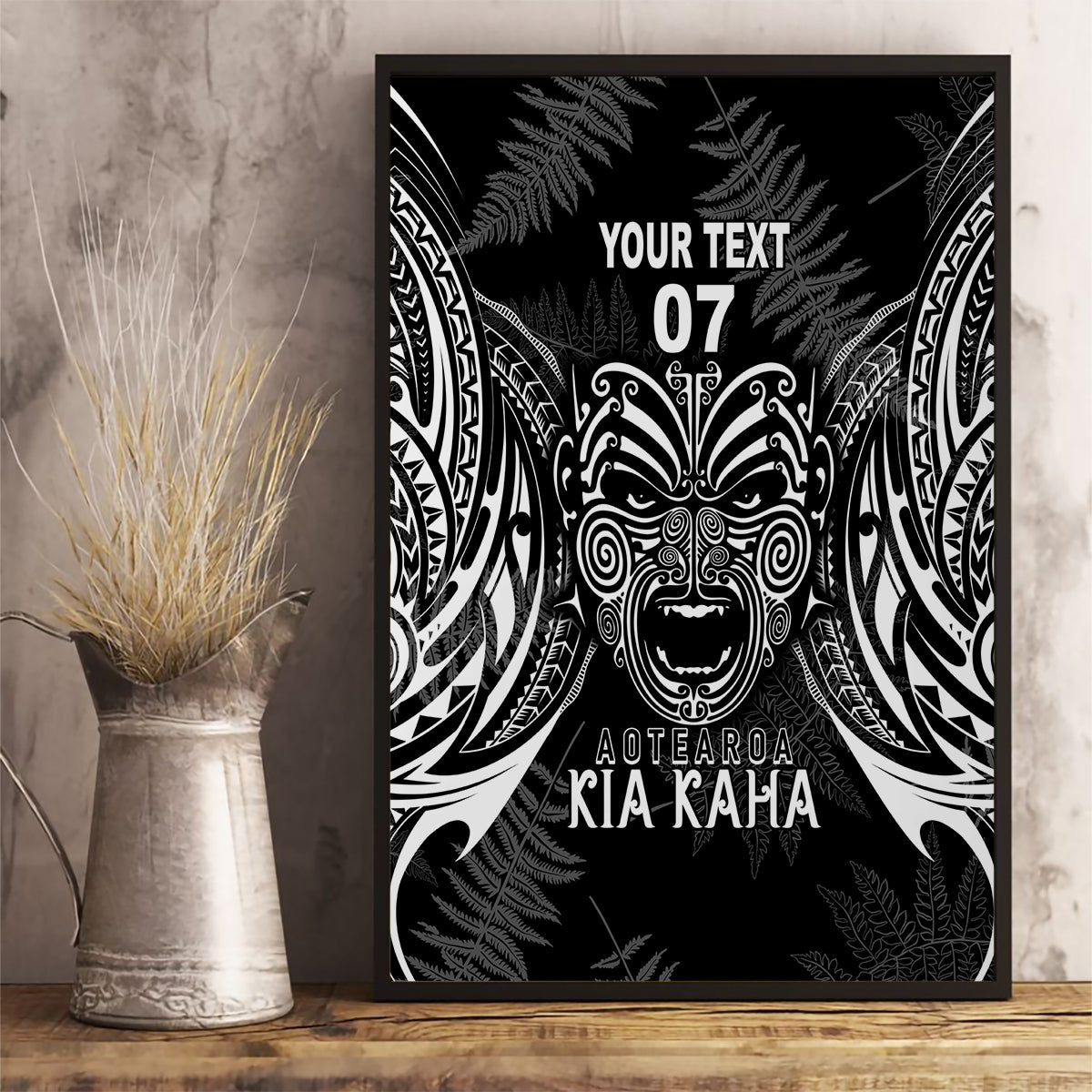 New Zealand Rugby Canvas Wall Art 2023 World Cup Aotearoa Create History LT7 - Wonder Print Shop