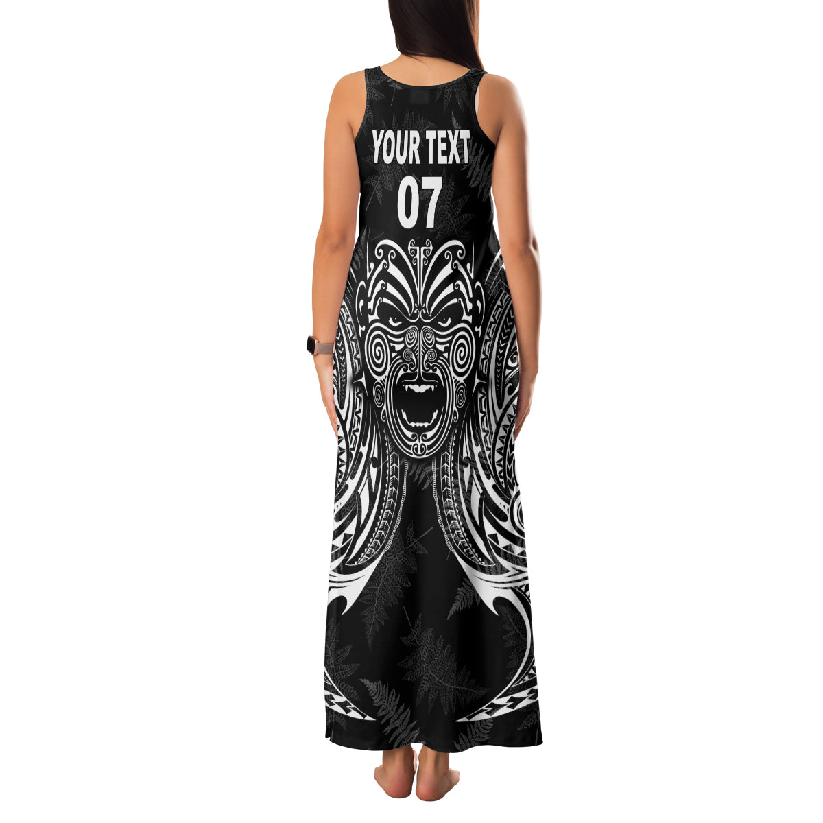 New Zealand Rugby Family Matching Tank Maxi Dress and Hawaiian Shirt 2023 World Cup Aotearoa Create History - Wonder Print Shop