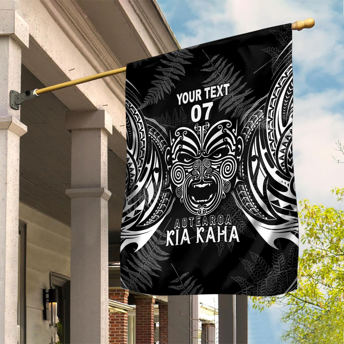 New Zealand Rugby Garden Flag 2023 World Cup Aotearoa Create History - Wonder Print Shop