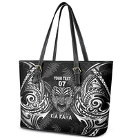 New Zealand Rugby Leather Tote Bag 2023 World Cup Aotearoa Create History - Wonder Print Shop