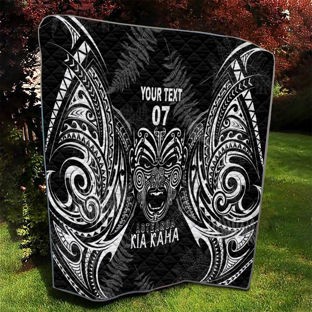 New Zealand Rugby Quilt 2023 World Cup Aotearoa Create History - Wonder Print Shop