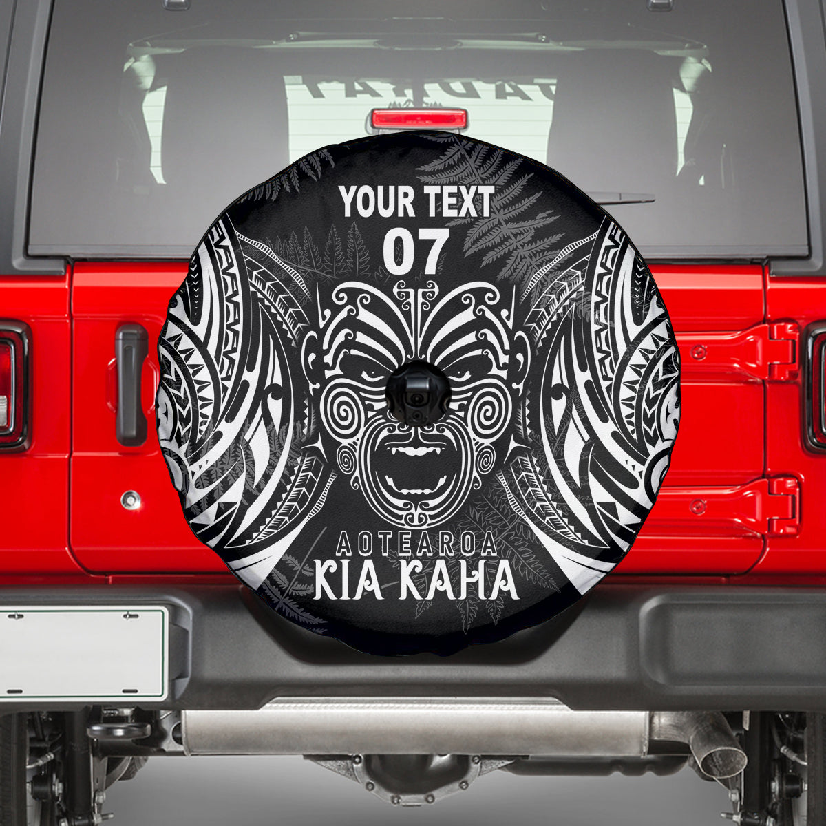 New Zealand Rugby Spare Tire Cover 2023 World Cup Aotearoa Create History - Wonder Print Shop