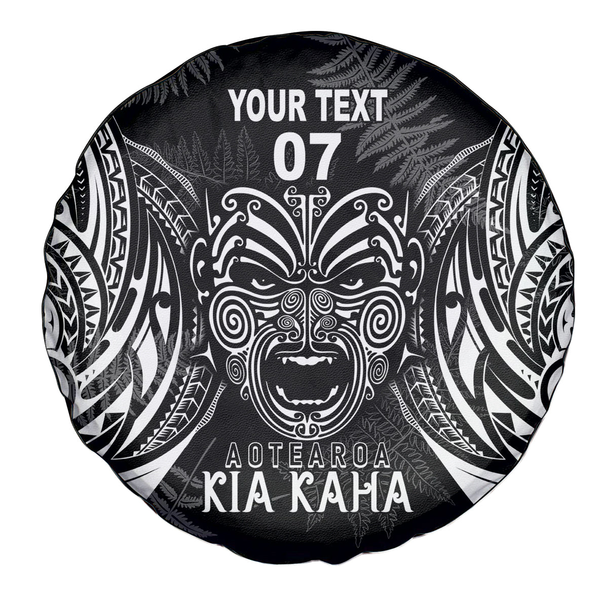 New Zealand Rugby Spare Tire Cover 2023 World Cup Aotearoa Create History - Wonder Print Shop