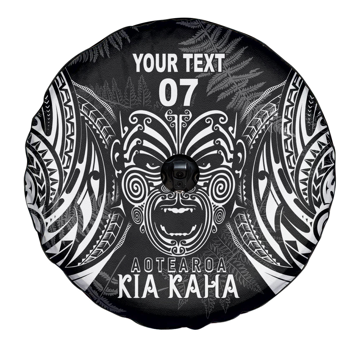 New Zealand Rugby Spare Tire Cover 2023 World Cup Aotearoa Create History - Wonder Print Shop