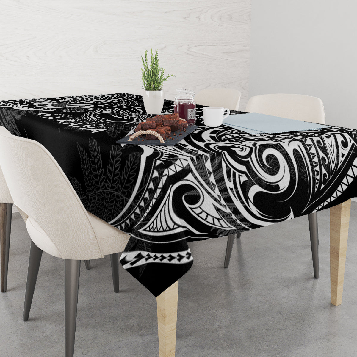 New Zealand Rugby Tablecloth 2023 World Cup Aotearoa Create History - Wonder Print Shop