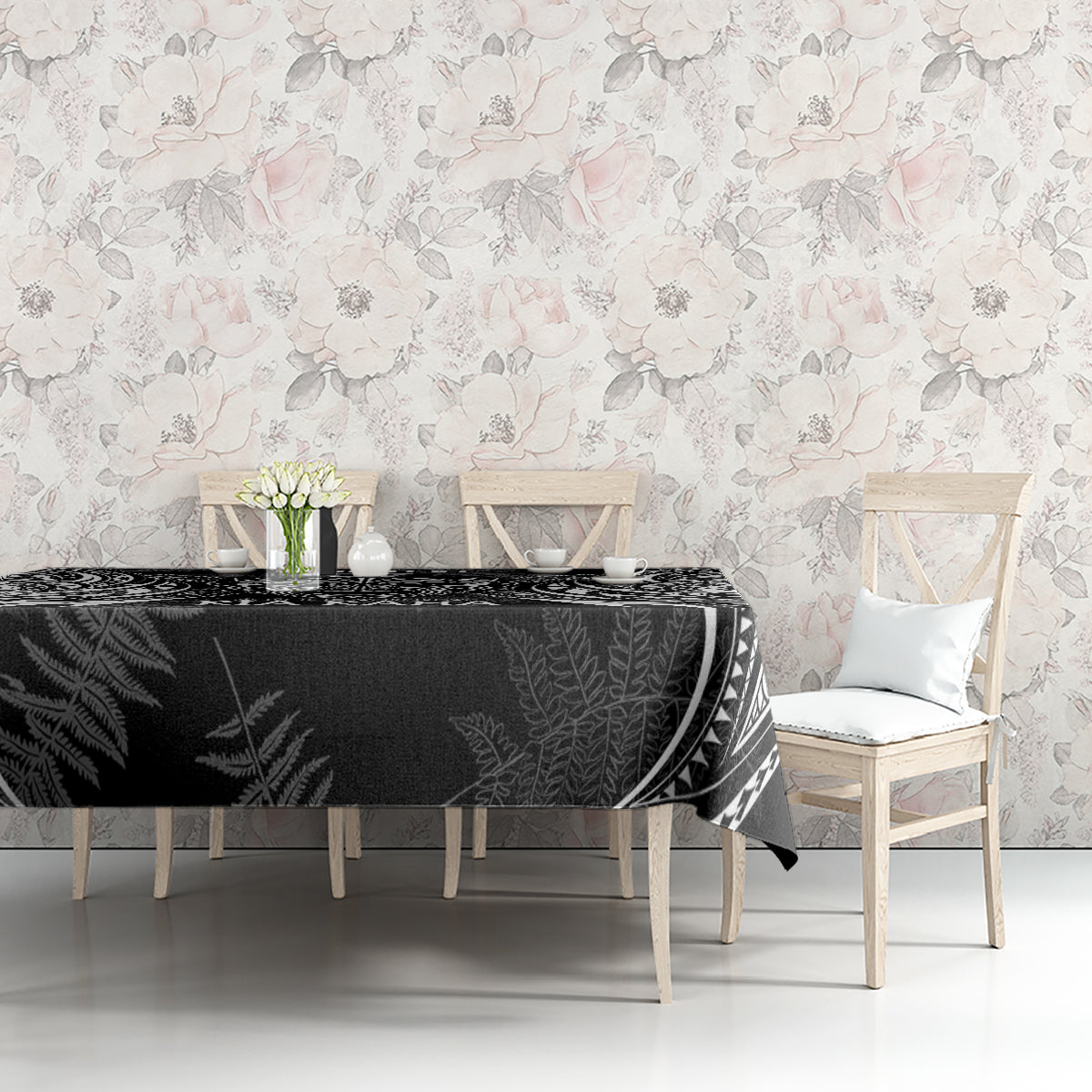 New Zealand Rugby Tablecloth 2023 World Cup Aotearoa Create History - Wonder Print Shop