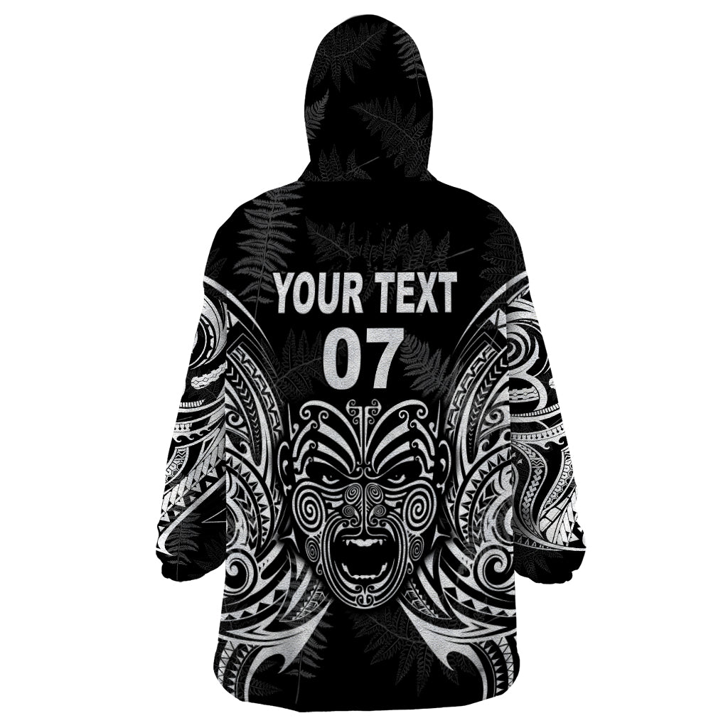 New Zealand Rugby Wearable Blanket Hoodie 2023 World Cup Aotearoa Create History - Wonder Print Shop