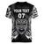 New Zealand Rugby Women V Neck T Shirt 2023 World Cup Aotearoa Create History - Wonder Print Shop