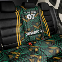 Jamaica Reggae Boyz Custom Back Car Seat Cover Ethnic Motifs LT7 - Wonder Print Shop