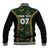 Jamaica Reggae Boyz Custom Baseball Jacket Ethnic Motifs LT7 - Wonder Print Shop