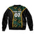 Jamaica Reggae Boyz Custom Bomber Jacket Ethnic Motifs LT7 - Wonder Print Shop
